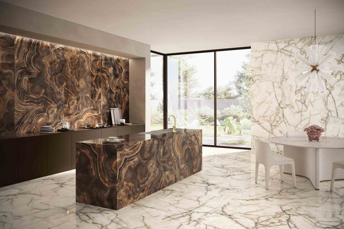 GEMSTONE IMPERIAL CRYSTAL 120X120 120X280 + MYSTERY BLACK 120X120 120X280