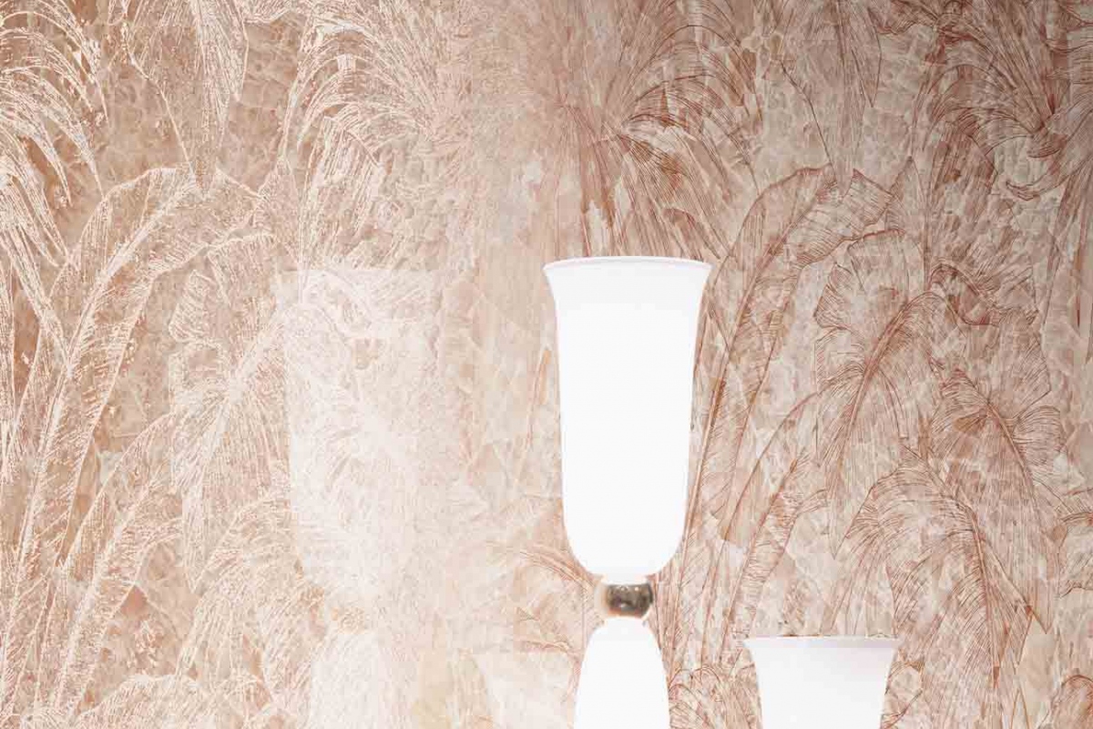 GEMSTONE PALM CRISTALLO ROSA 120X280