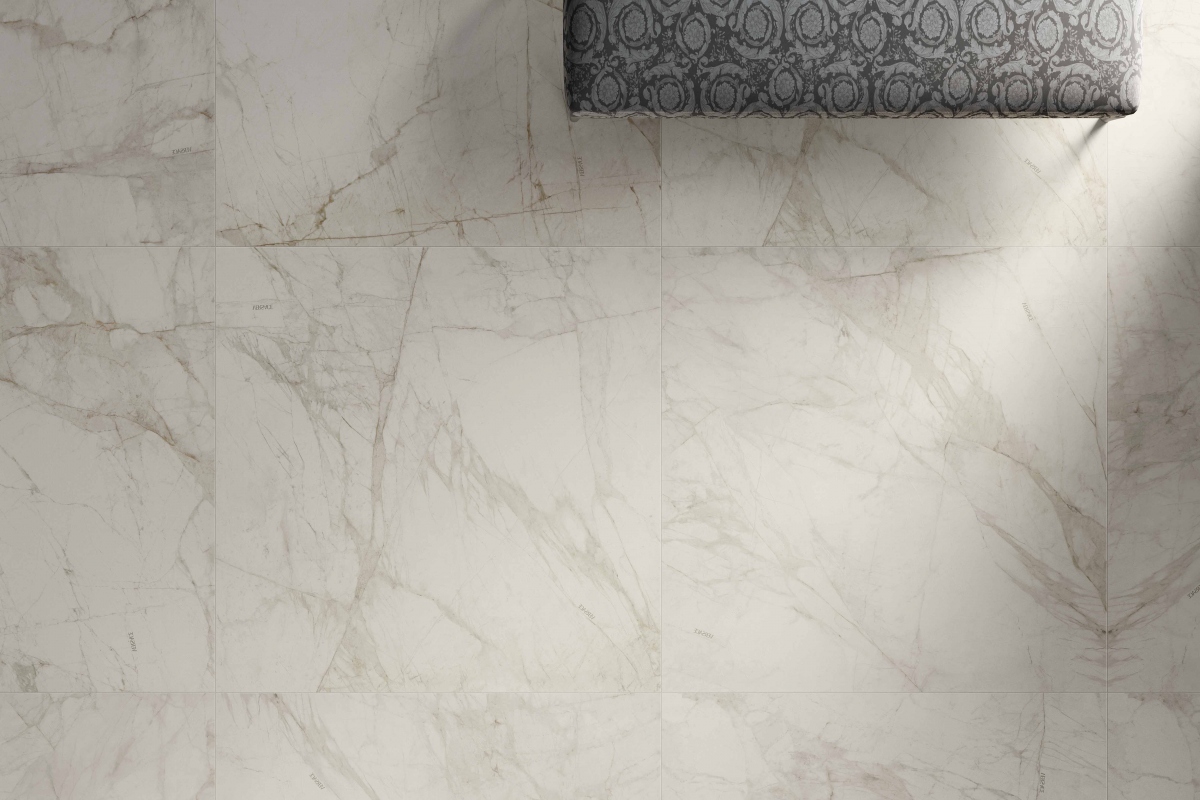 TARSIA BIANCO DOLOMITI LUX 3D 120X120