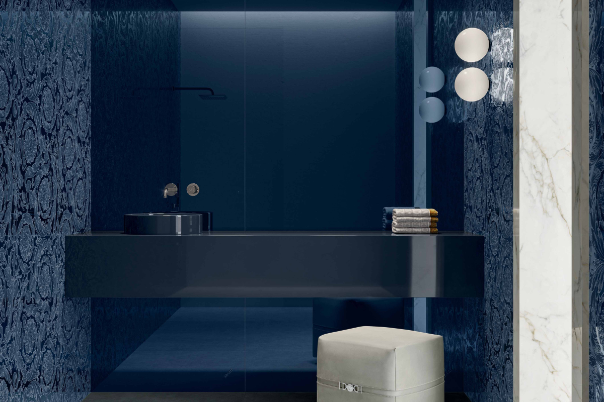HARMONY VELVET LIGHT BLUE NAT 120X120 + MARBLE CALCATTA LINCOLN 120X280 + MIRROR OCEAN LUX 120X280 + MIRROR BAROCCO OCEAN LUX 120X280.jpg  