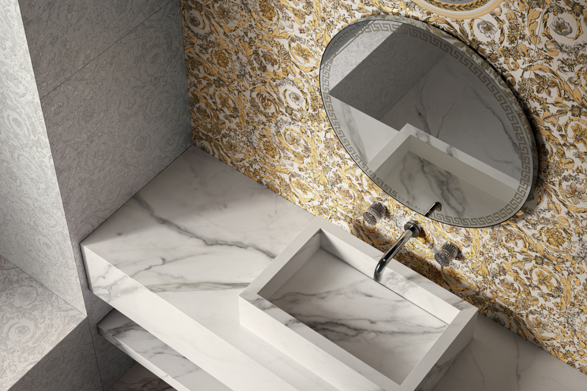 BAROCCO GARDEN WHITE/GOLD
