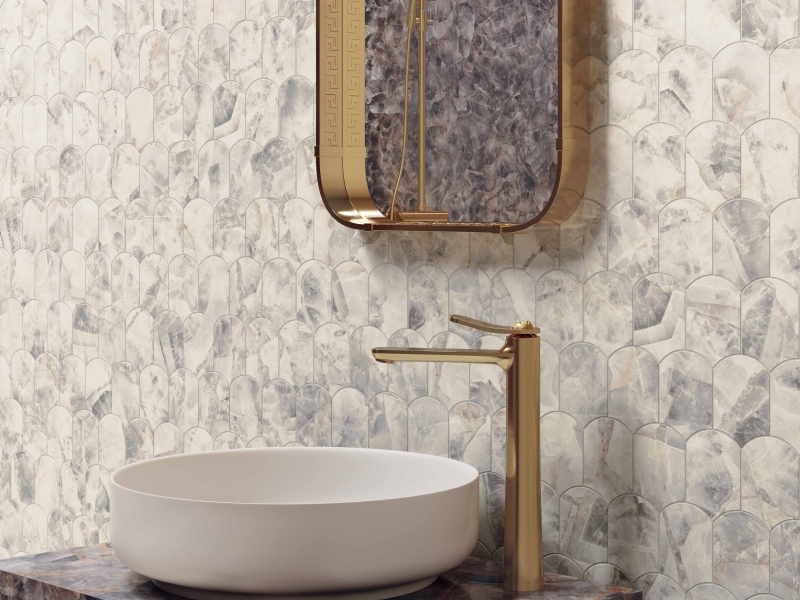 Sleeve wash basin mixer