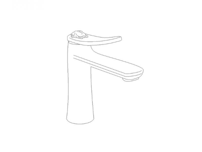 Wash basin mixer