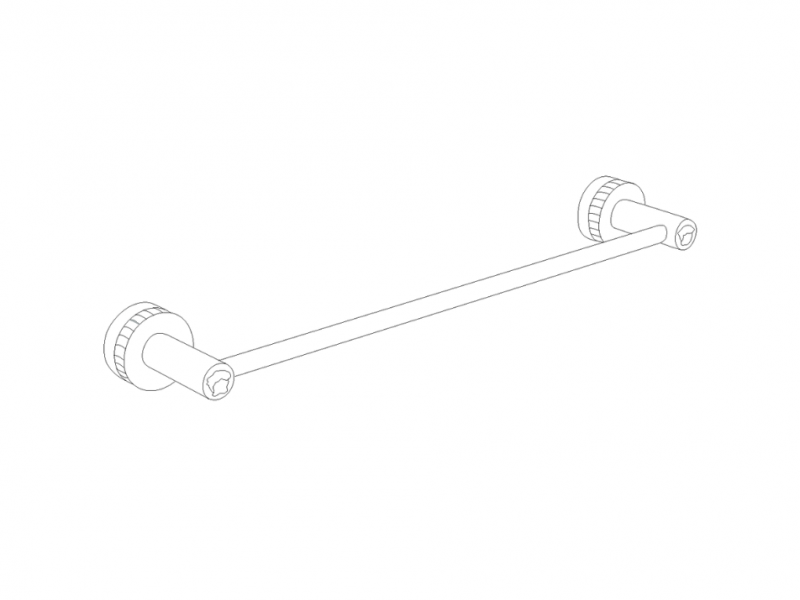 Towel rail cm 60 Round