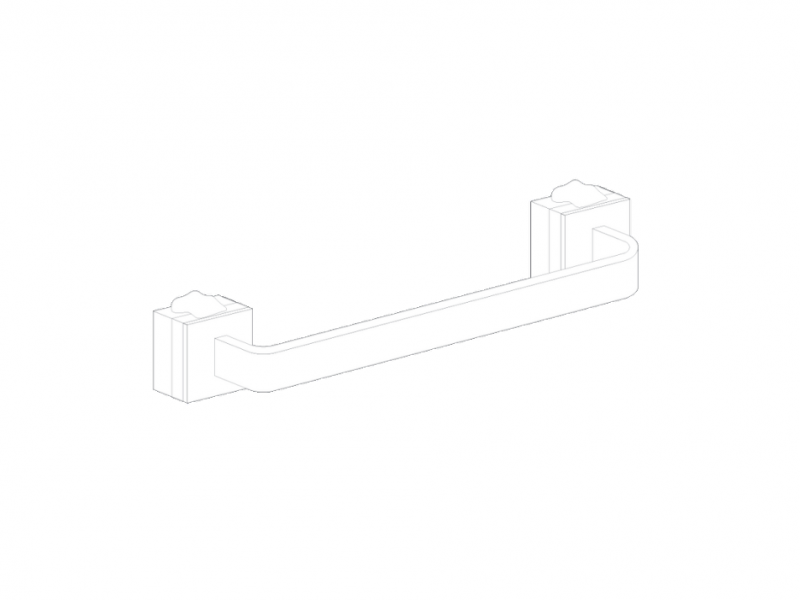 Towel rail cm 40 Square