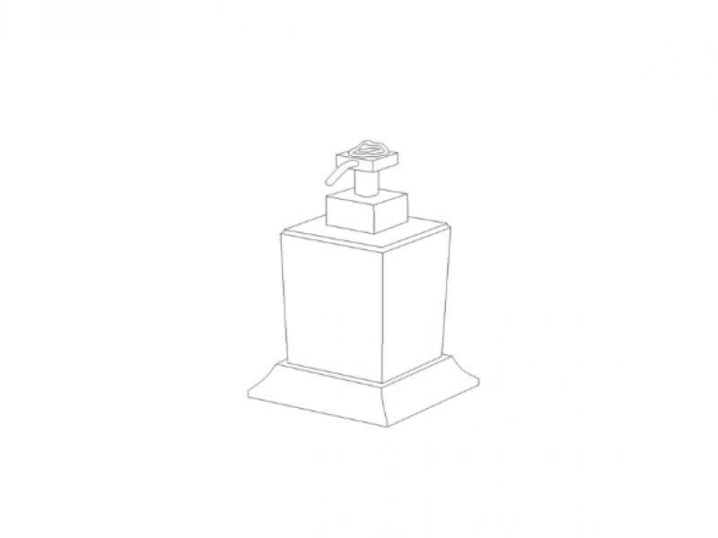 Free standing soap dispenser